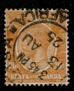 KUT Stamp #25 USED FU SINGLE