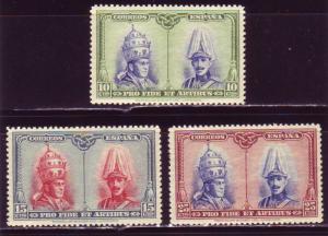 Spain B95, B96, B97 MNH