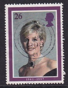 Great Britain  #1791  used 1998    Diana wearing choker 26p