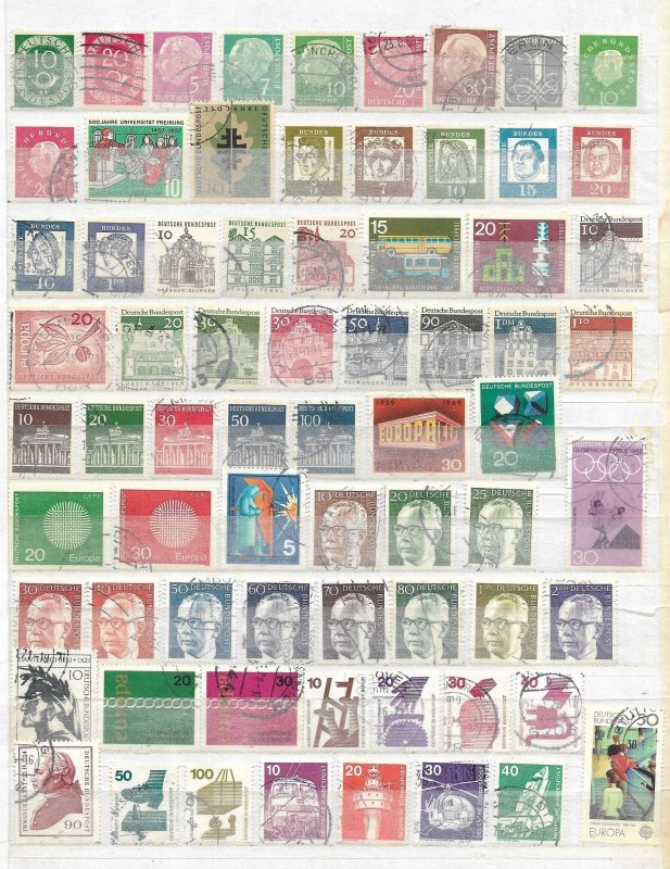 Germany180 Different Commem's, Definitives & a Souvenir Sheet 1951-1992 ...
