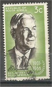 SOUTH AFRICA, 1966, used 3c, Dr. Verwoerd Scott 315