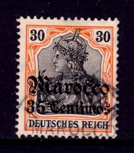 Germany (Offices in Morocco) - Scott #38 - Used - SCV $9.75