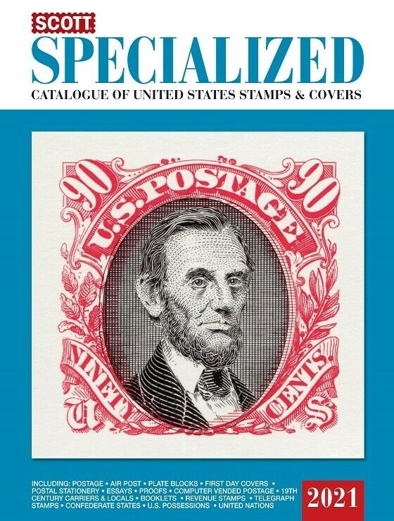 FREE GIFT worth $25 + 2021 Scott US Specialized  Stamps & Covers Catalogue 