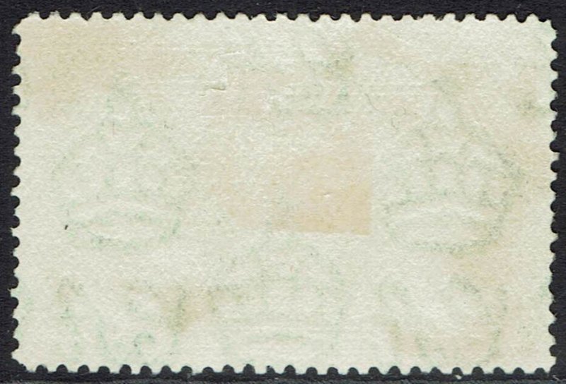 NIGERIA 1936 KGV BRIDGE OVER RIVER 10/- USED