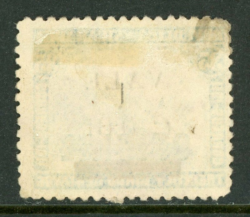 Nicaragua 1914 Liberty Overprint 1¢/35¢ Shifted OP VFUH379