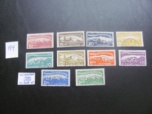 Germany WURTTEMBERG USED 1920 MI. 272-281 XF 350 EUROS (184)