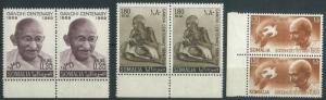 70688 -  SOMALIA - STAMPS - Ghandi 1969 - PAIR with sheet border MNH