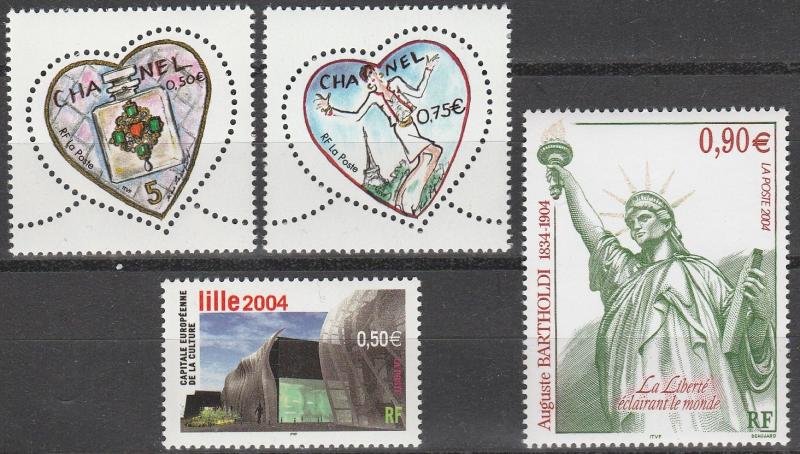 France #2997-3000 MNH CV $7.85 (A11083)