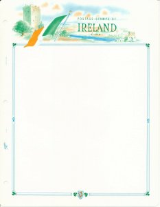 WHITE ACE Ireland Stamp Album Supplement Blank Pages - 10 Pages 