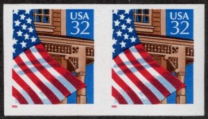 US #2913a IMPERF, mint never hinged, very fresh, RARE!  EST $60-70.00