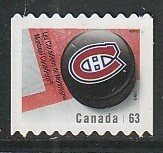 2013 Canada - Sc 2665ii - MNH VF - 1 single - Canadian NHL - Montreal Canadiens