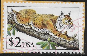 US #2482 used. Bobcat.  This is nice.