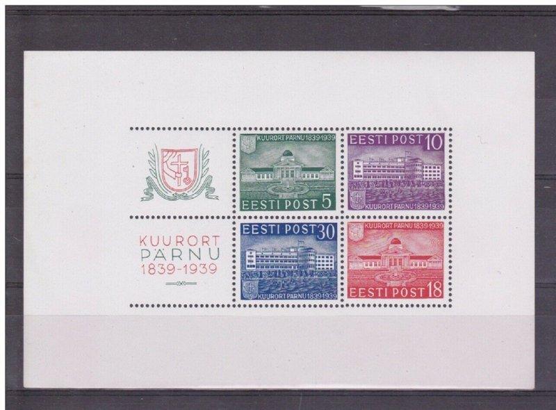 Estonia 1939, S/S Parnu, Scott # 144-147a, VF MNH** (DADU-1) 