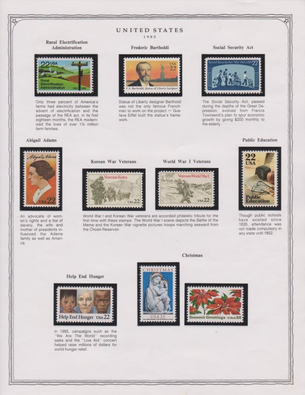 Americas Postage Stamps