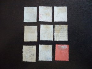 Stamps - Transvaal - Scott# 268-275,279 - Used Part Set of 9 Stamps