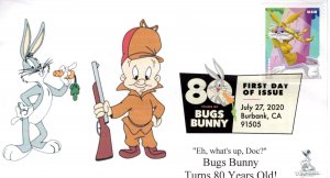 Bugs Bunny 80th Anniversary First Day Cover, with DCP, #5 of 10
