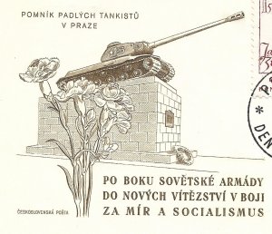 Doyle's_Stamps: 1952 Czechoslovakian FDC Jan Zizka & Army Day