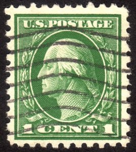 1914, US 1c, Washington, Used, Well centered, Sc 424