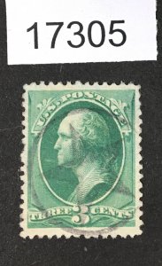 MOMEN: US STAMPS  # 207 USED VF FANCY STAR LOT #17305