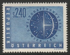 Austria 1956 Sc 611 MLH*