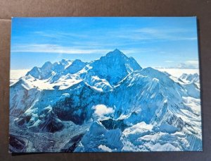 1979 Nepal Postcard Cover Kathmandu Swiss German Mount Makalu Expedition Signed