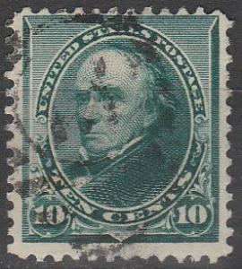 US #226  F-VF Used CV $5.00 (A734)