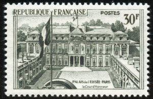 France Scott 907 MNHOG - 1959 30fr Elysee Palace - SCV $2.00