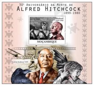 MOZAMBIQUE 2010 SHEET MNH ALFRED HITCHCOCK