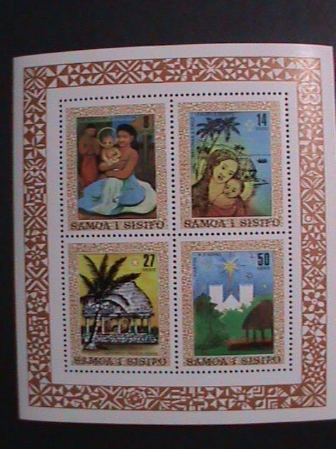 SAMOA  CHRISTMAS-VIRGIN AND THE CHILD PAINTING MNH S/S-  WE SHIP TO WORLD WIDE