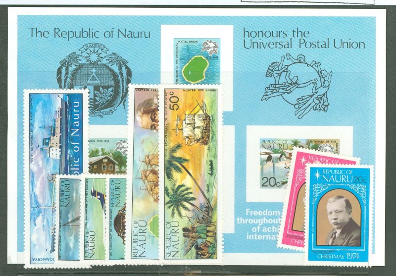 Nauru #108-113/117a  Single (Complete Set)