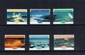 Ross Dependency:  1998 Ice Formations, set of 6, MNH