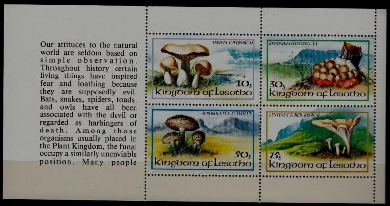 Lesotho 393a MNH Mushrooms SCV2.75