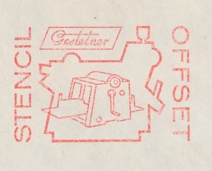 Meter cover Netherlands 1972 Duplicating machine - Stencil - Offset - Gestetner 