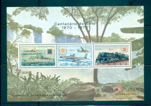 Angola - Sc# C36a. 1970 Cent. Angolan Stamps. MNH Souv. Sheet. $13.50