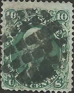 # 68 Green Used Minor Fault George Washington