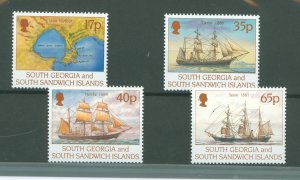 South Georgia #194-197 Mint (NH) Single (Complete Set)