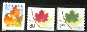 Canada Sc# 2008-2010 MNH 2003 Coils