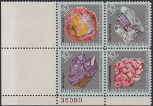 1541a Mineral Heritage Plate Block MNH