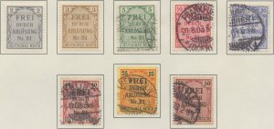 Germany Kingdom Of Prussia German Empire Deutsches Reich stamps set 1903 SG 8...