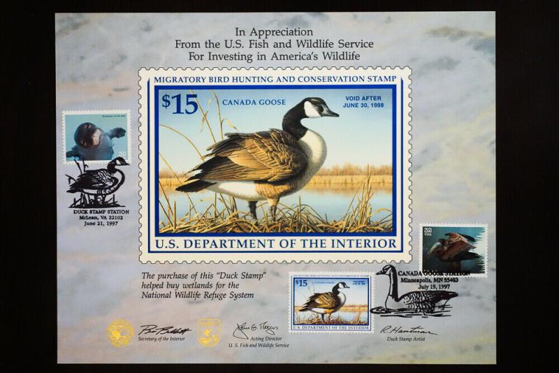 US Federal Duck Stamp Collection