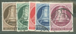 Germany/Berlin (9N) #9N70-74 Used Single (Complete Set)