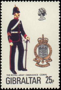 1976 Gibraltar #330-333, Complete Set(4), Never Hinged