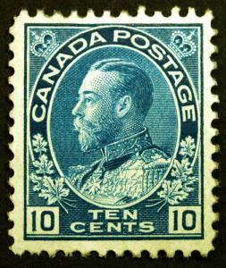 Canada #117 10c Blue 1922 King George V VF *MLH*