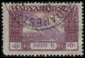 Hungary C10 - Used - 5000k Icarus (1924) (cv $2.70)