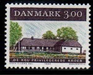 Denmark  Scott  759 1984 17th Century Inn stamp mint NH