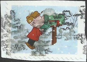 # 5026 Used Charlie Brown Christmas Checking Mailbox