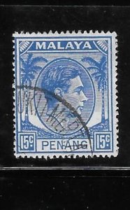 Malaya Penang 1949-52 KG Sc 13 Used A1722