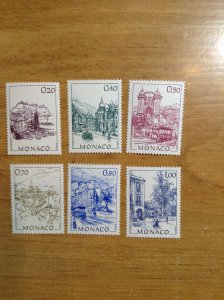 Monaco  Sc  # 1750-1755  NH