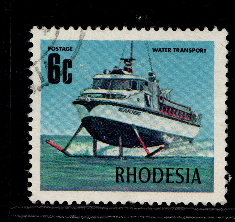 RHODESIA QEII SG443b, 6c multicoloured, FINE USED.