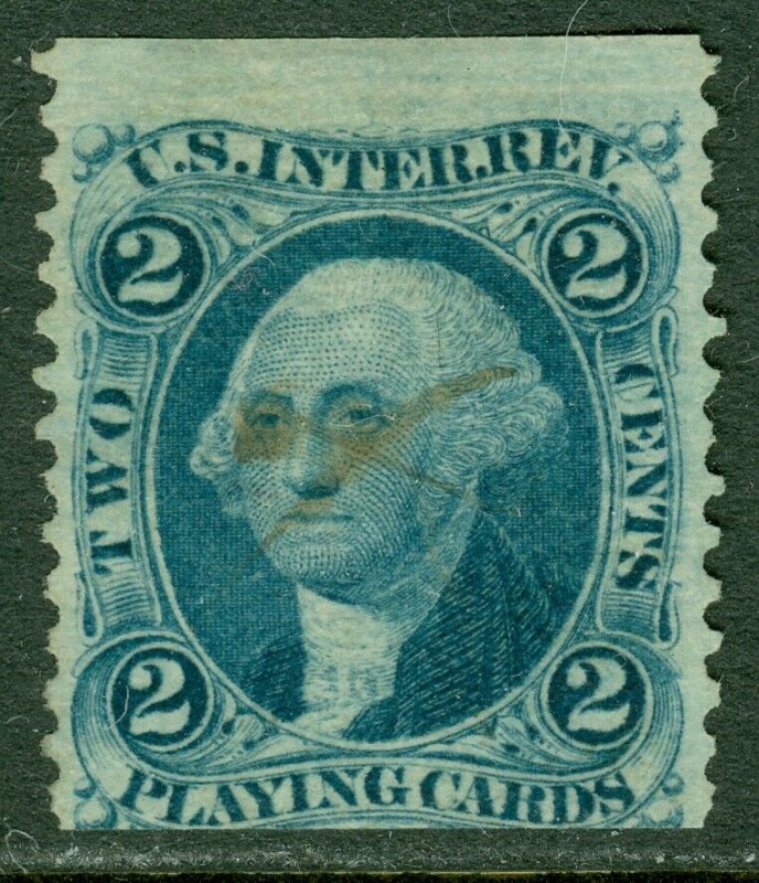 EDW1949SELL : USA 1862-71 Scott #R11b part perforated. Very Fine, Used. Cat $350